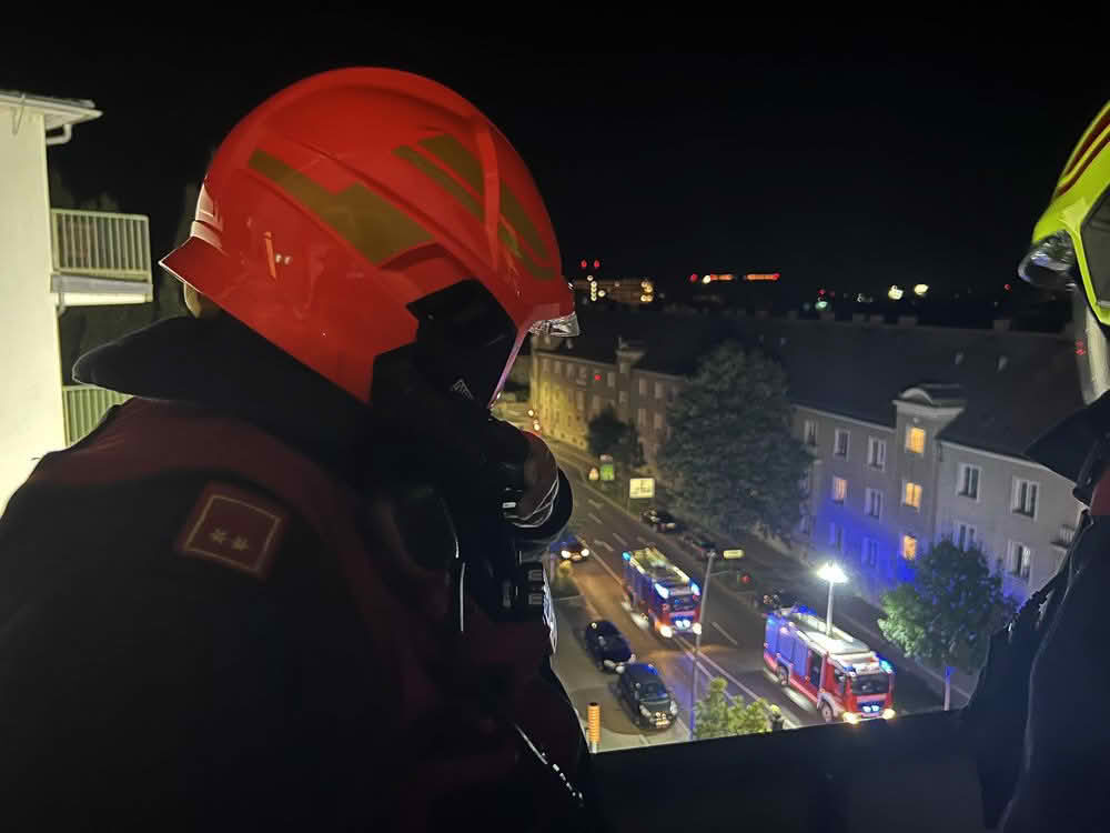Balkonbrand in der Kremser Innenstadt