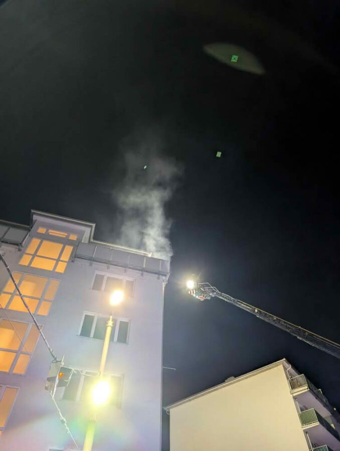 Balkonbrand in der Kremser Innenstadt