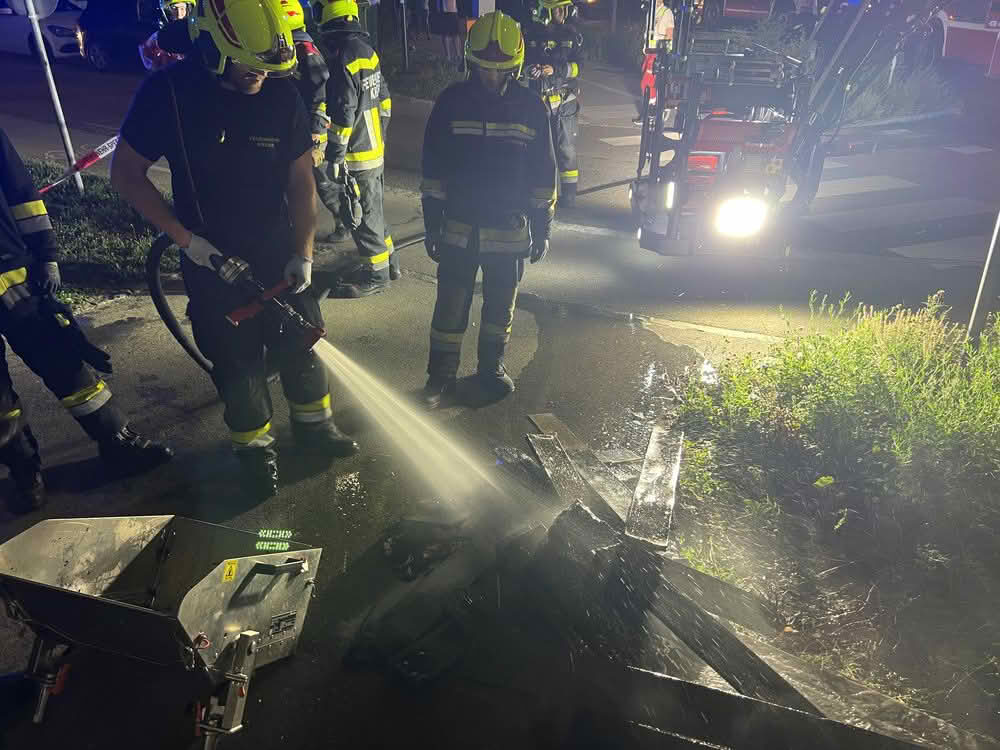 Balkonbrand in der Kremser Innenstadt
