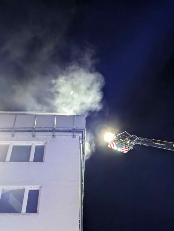 Balkonbrand in der Kremser Innenstadt