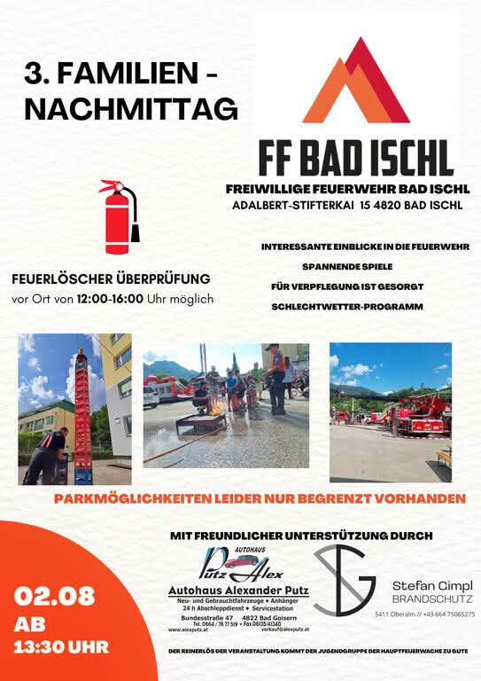 Familiennachmittag mit Feuerlöscherüberprüfung