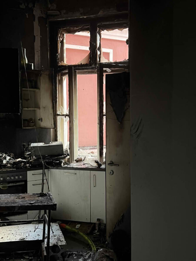 Wohnungsbrand in der Villacher Innenstadt