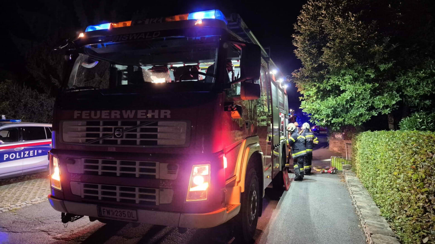 Alarmierter Wohnhausbrand in Eibiswald