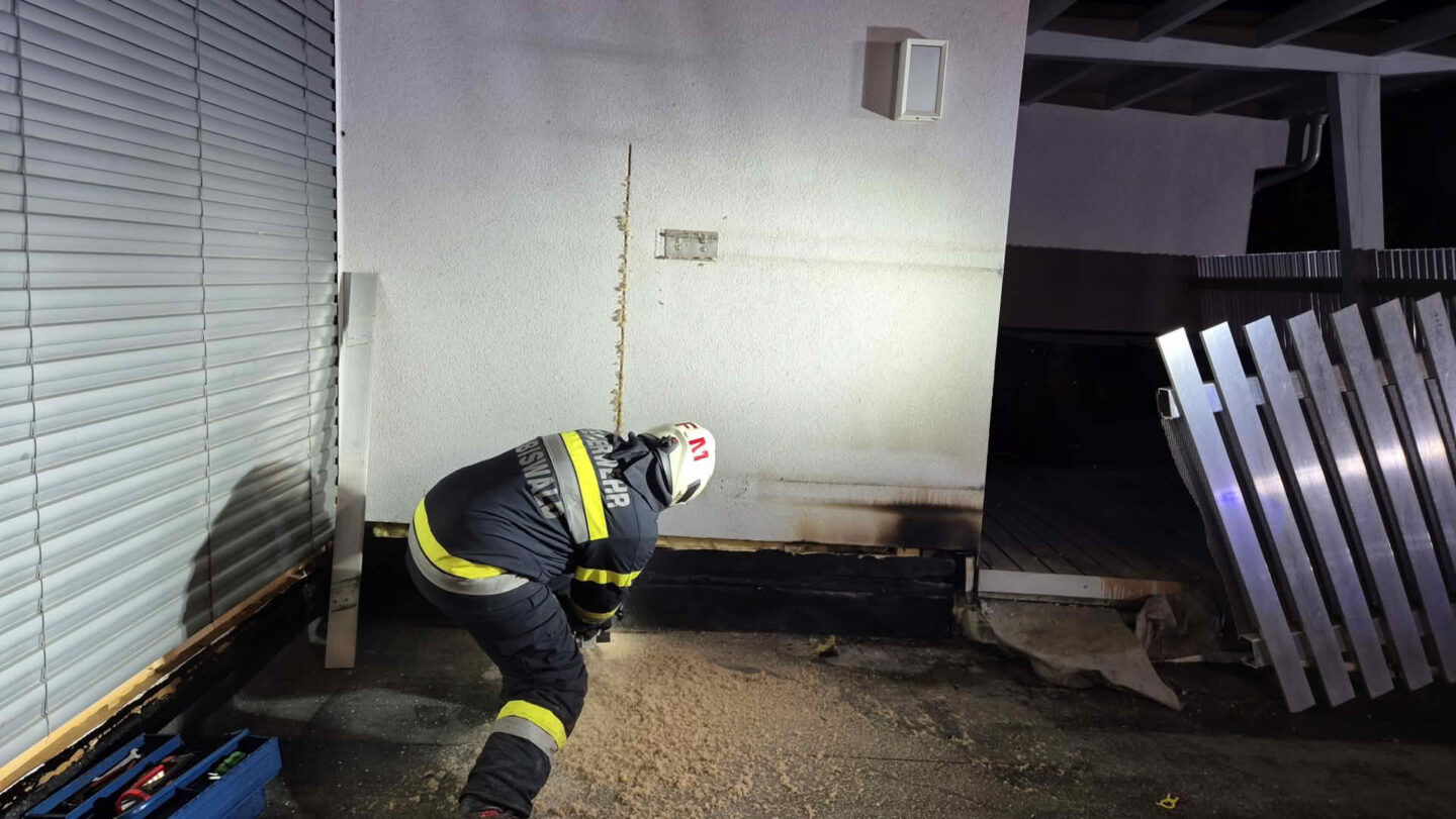 Alarmierter Wohnhausbrand in Eibiswald