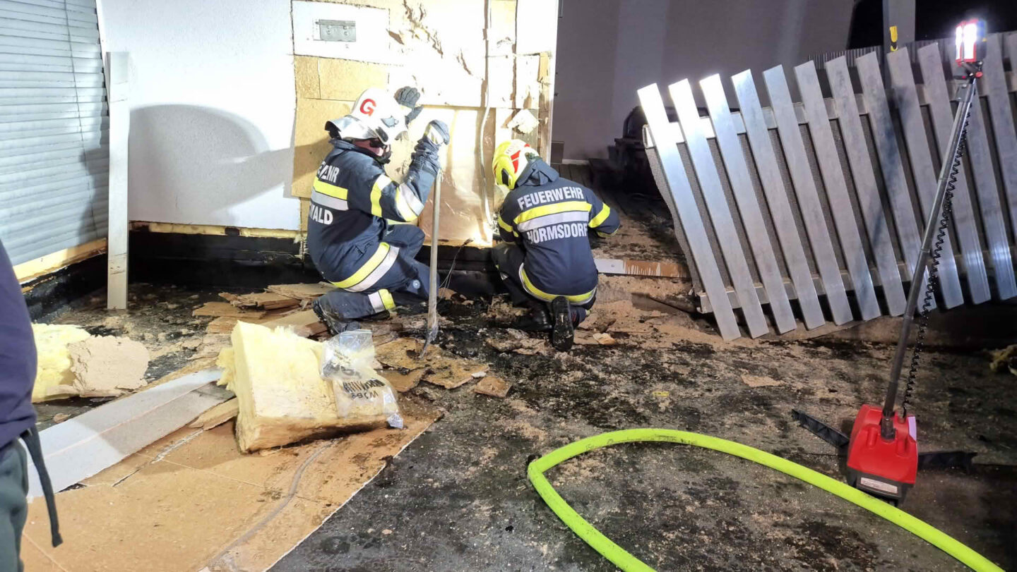 Alarmierter Wohnhausbrand in Eibiswald