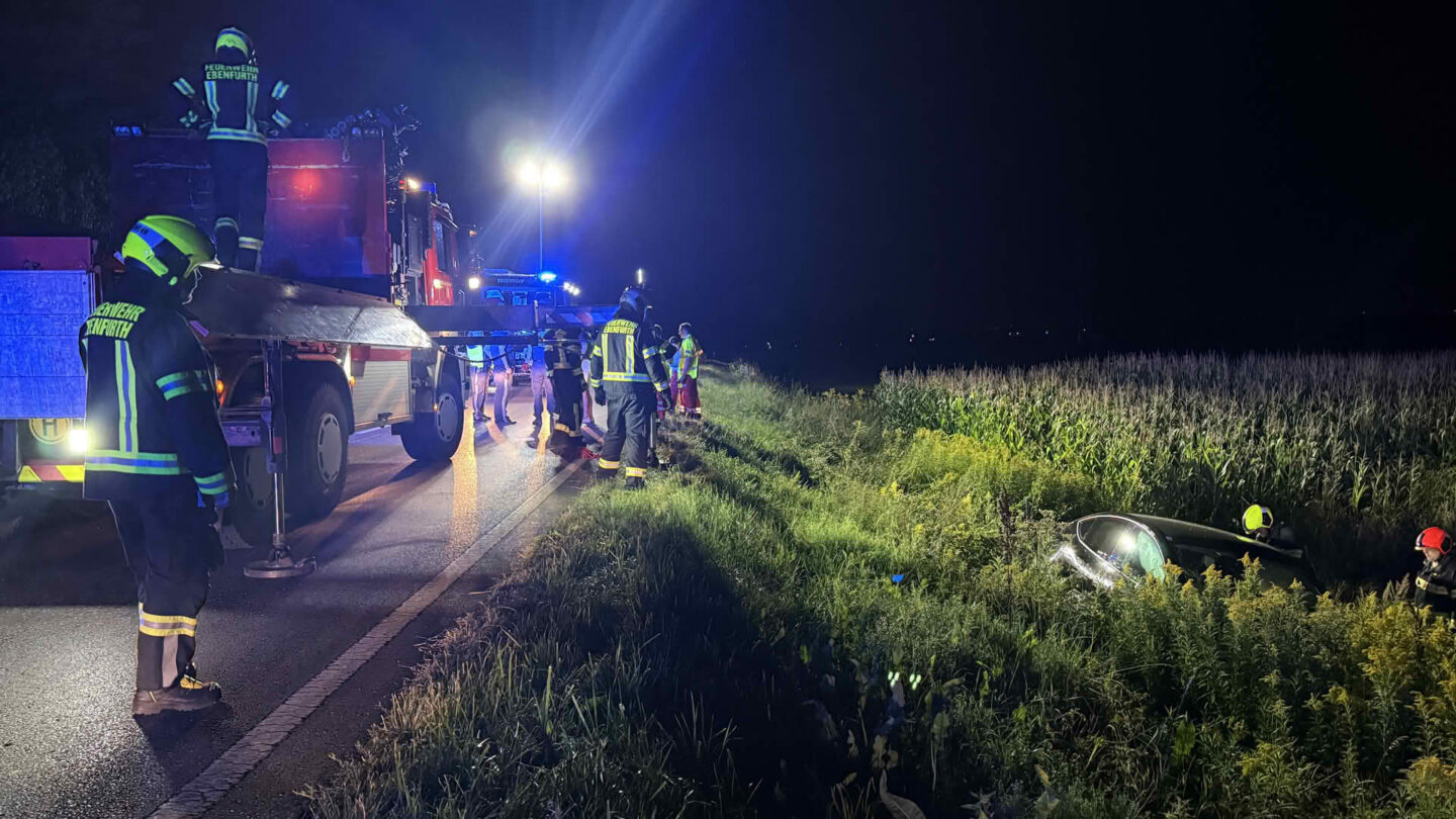 Verkehrsunfall mit 2 Fahrzeugen