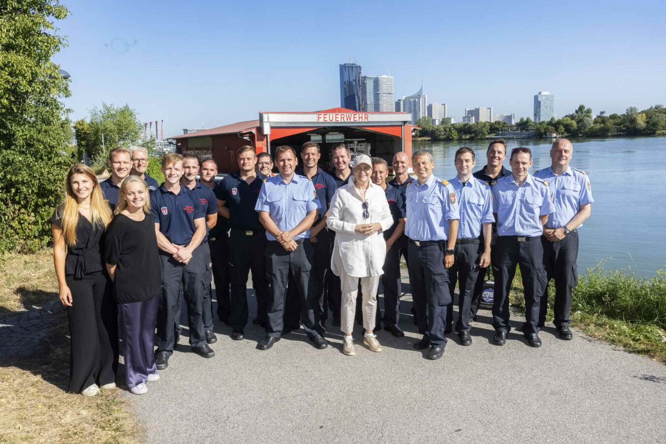 Teamarbeit bei der Berufsfeuerwehr Wien