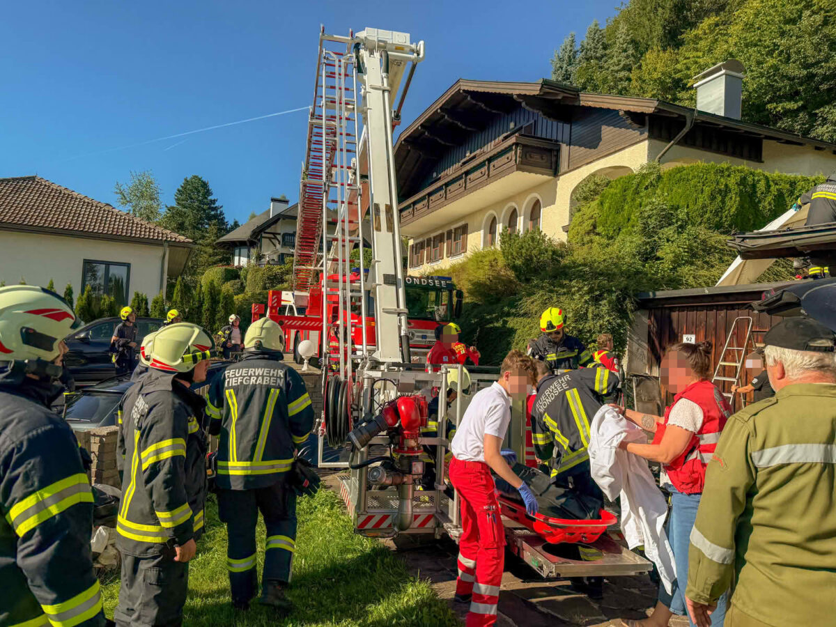 Tiefgraben: Paragleiterabsturz am Mondseeberg 4 Paragleiterabsturz am Mondseeberg