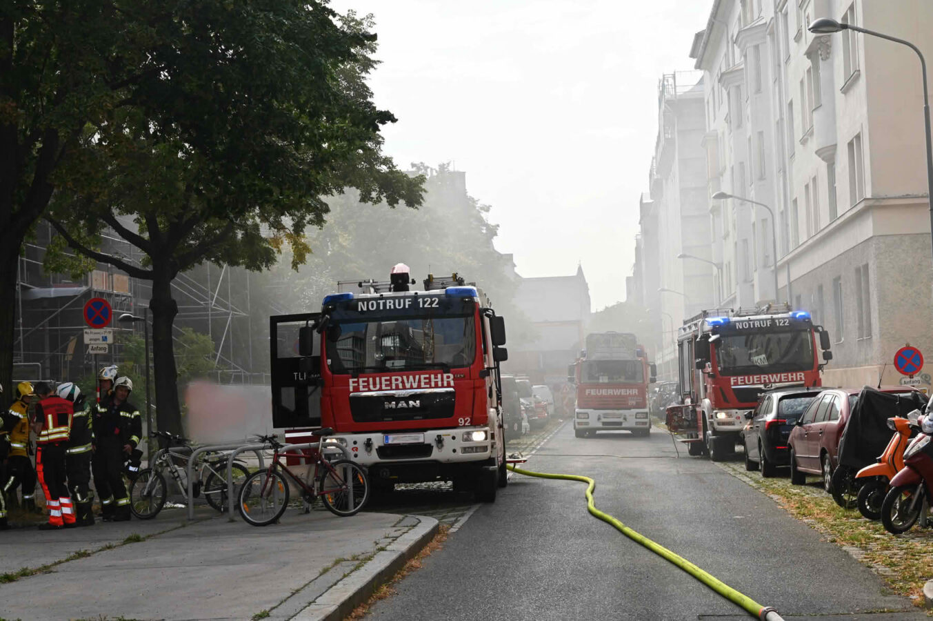 Brand in Reha-Zentrum
