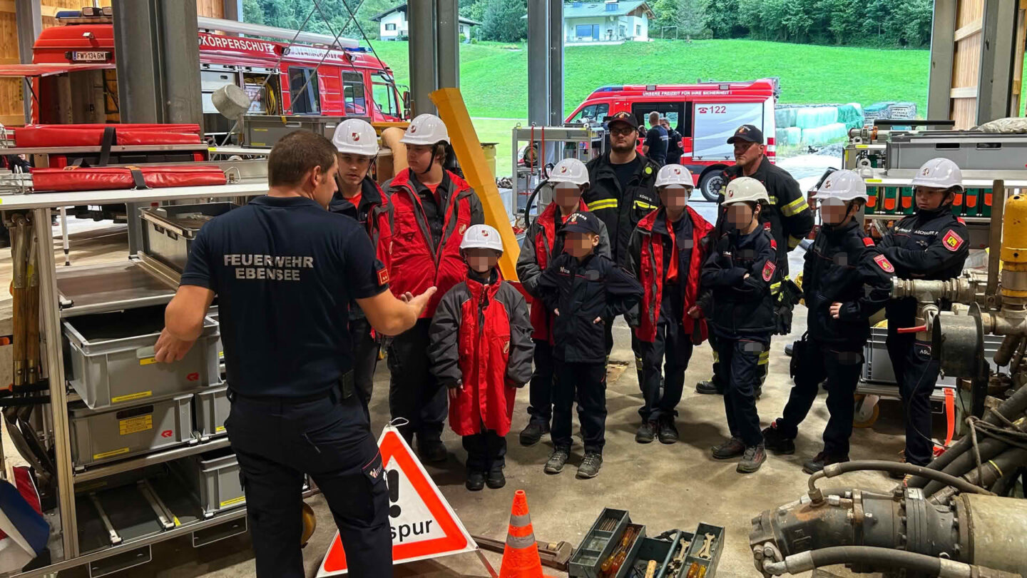 Großangelegte Feuerwehrjugend-Übung in Bad Ischl