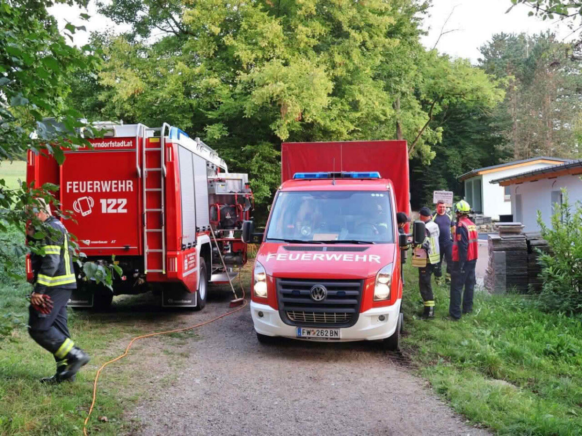 Kontrollierte Sprengung durch Feuerwehr-Spezialeinheit