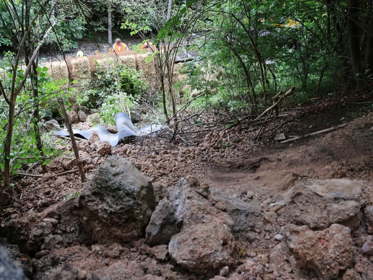 Kontrollierte Sprengung durch Feuerwehr-Spezialeinheit