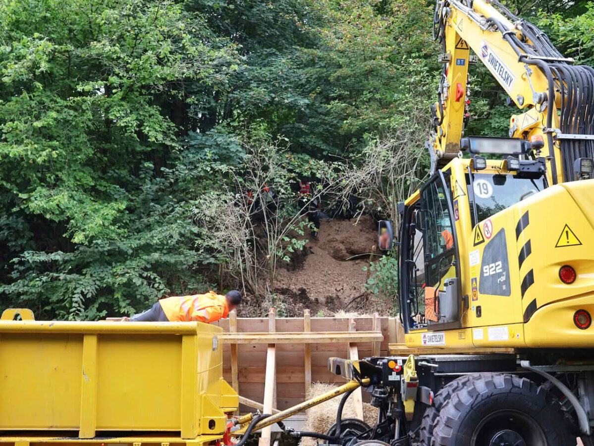 Kontrollierte Sprengung durch Feuerwehr-Spezialeinheit