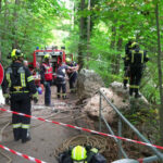 Kontrollierte Sprengung durch Feuerwehr-Spezialeinheit