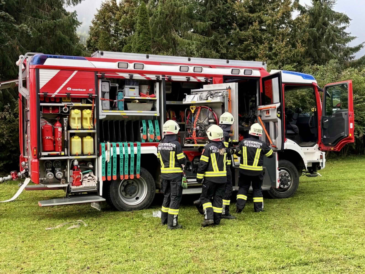 Großübung im Seniorenheim Neuhaus