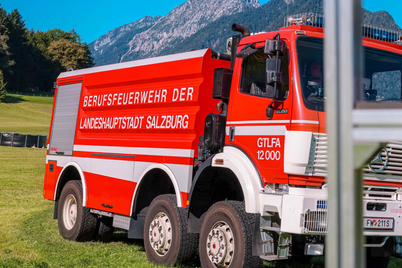 Bezirks Waldbrandübung des Flachgaus in Grossgmain