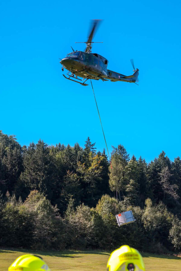 Bezirks Waldbrandübung des Flachgaus in Grossgmain
