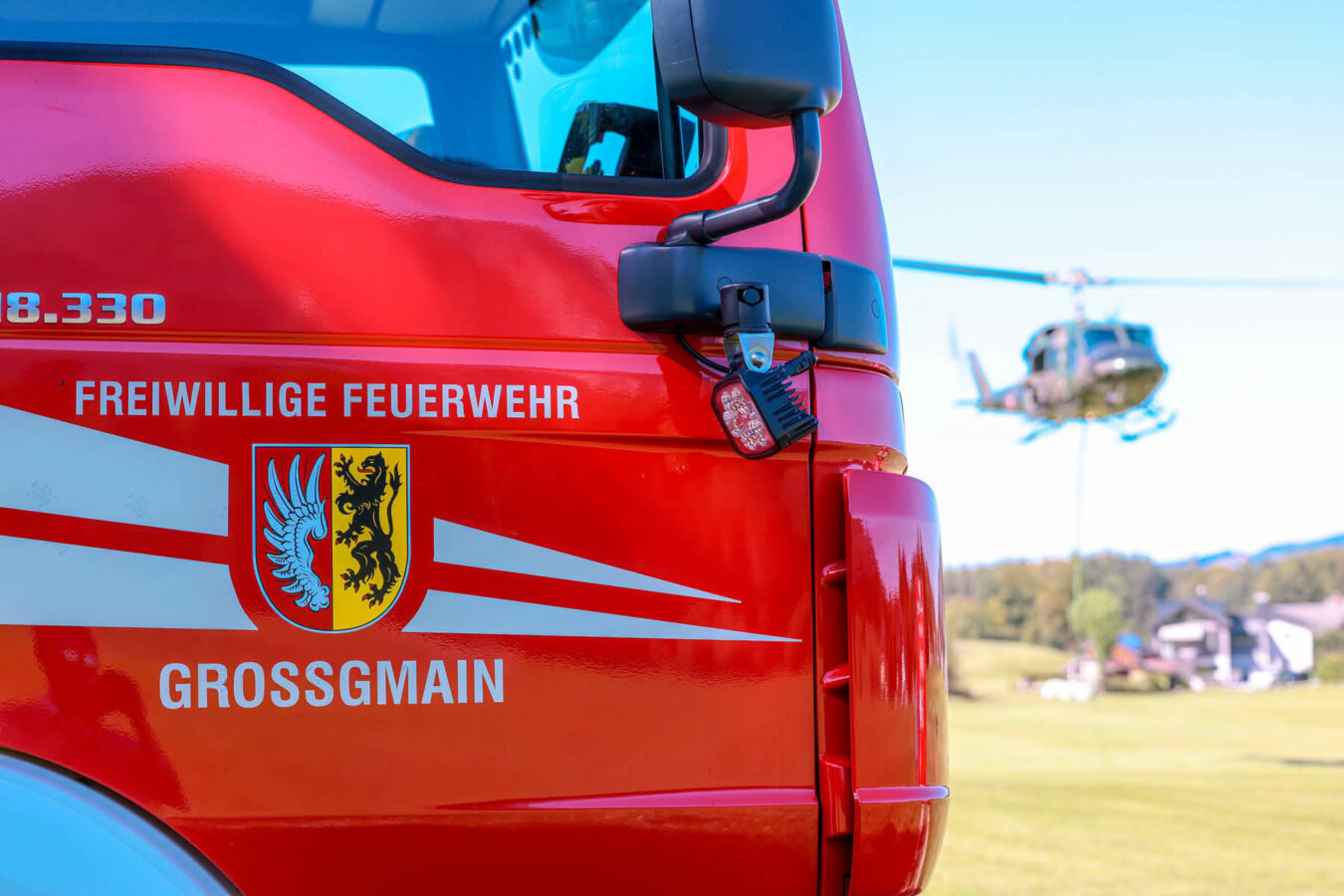 Bezirks Waldbrandübung des Flachgaus in Grossgmain