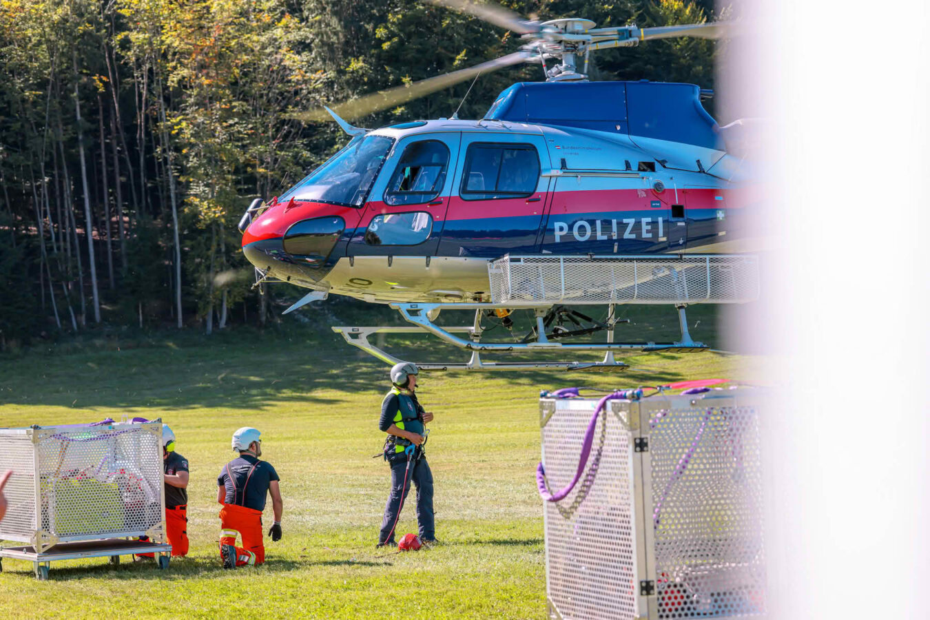 Bezirks Waldbrandübung des Flachgaus in Grossgmain