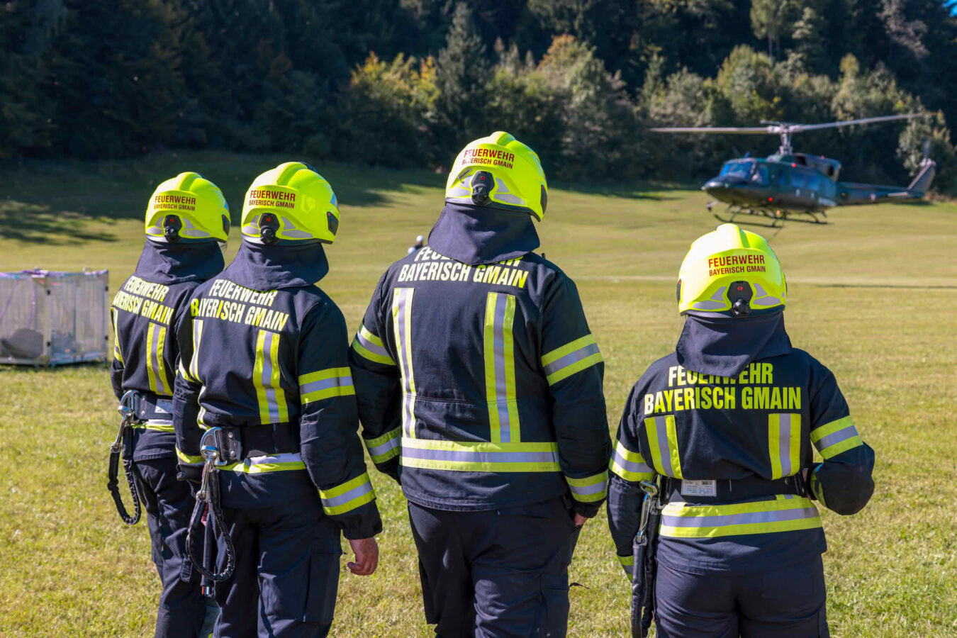 Bezirks Waldbrandübung des Flachgaus in Grossgmain