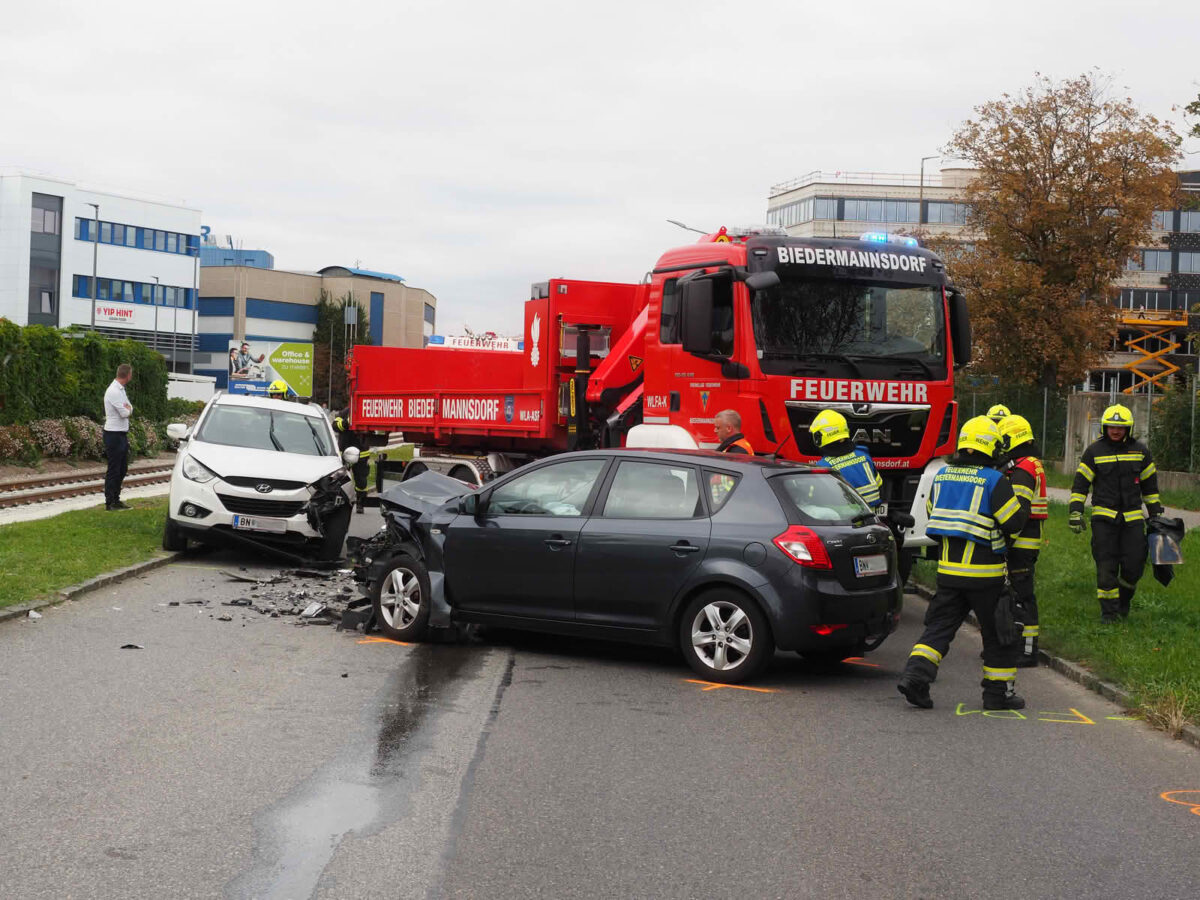 Frontalzusammenstoß forderte 2 Verletzte