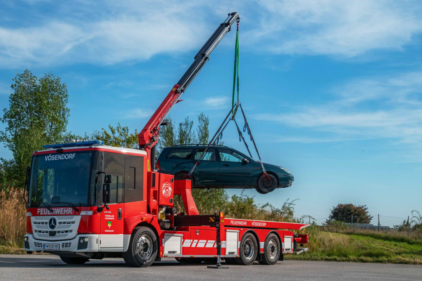 Neues Abschleppfahrzeug