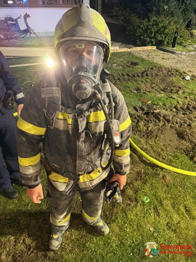 Beginnender Dachstuhlbrand