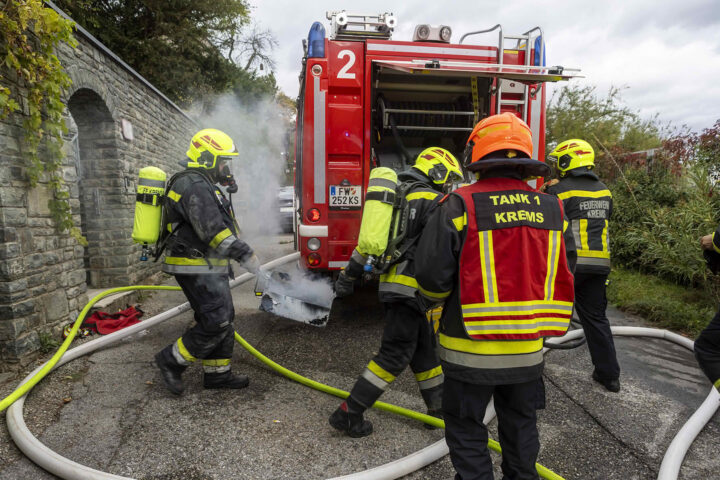 Kellerbrand in Einfamilienhaus