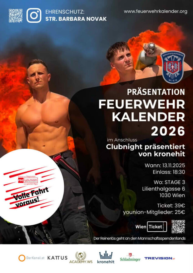 Präsentation des Wiener Feuerwehrkalenders 2026