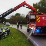 FF Biedermannsdorf: Frontalzusammenstoß zweier PKW