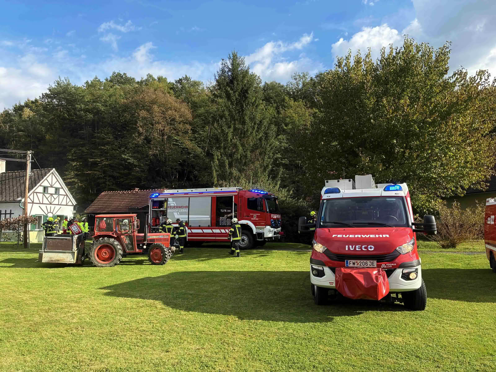 BFKDO Jennersdorf: Gebäudebrand in Tauka