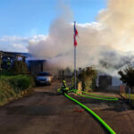 BFKDO Jennersdorf: Gebäudebrand in Minihof-Liebau