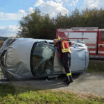 FF Mogersdorf-Ort: Kollision mit Hirsch forderte eine verletzte Person