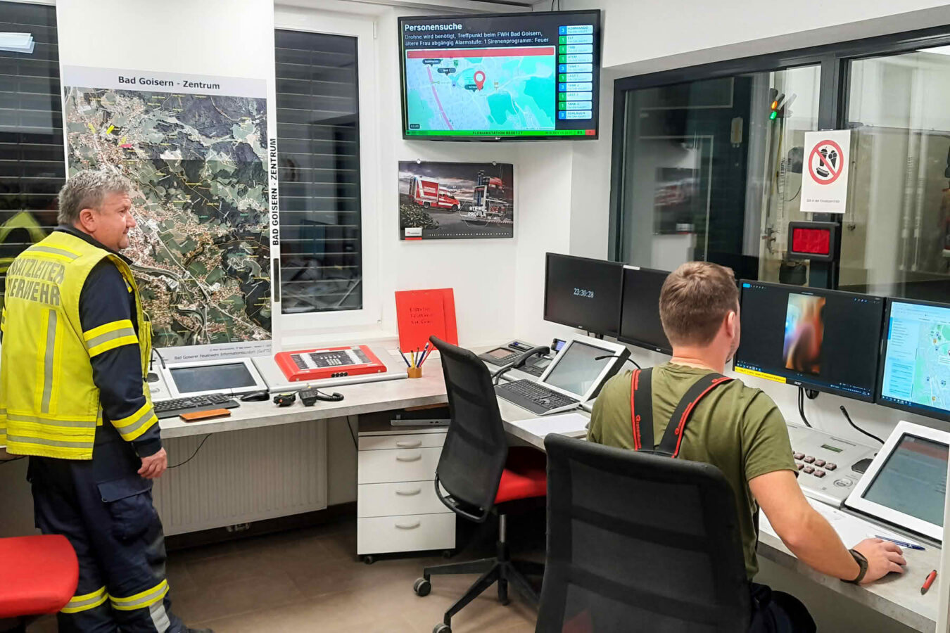 Nächtliche Personensuche