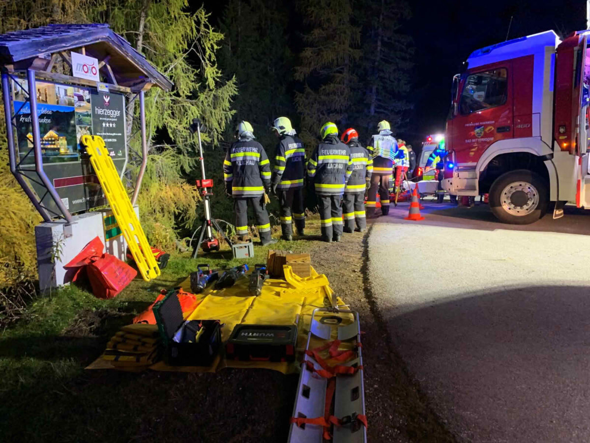 Schwerer Verkehrsunfall auf der Tauplitzalm
