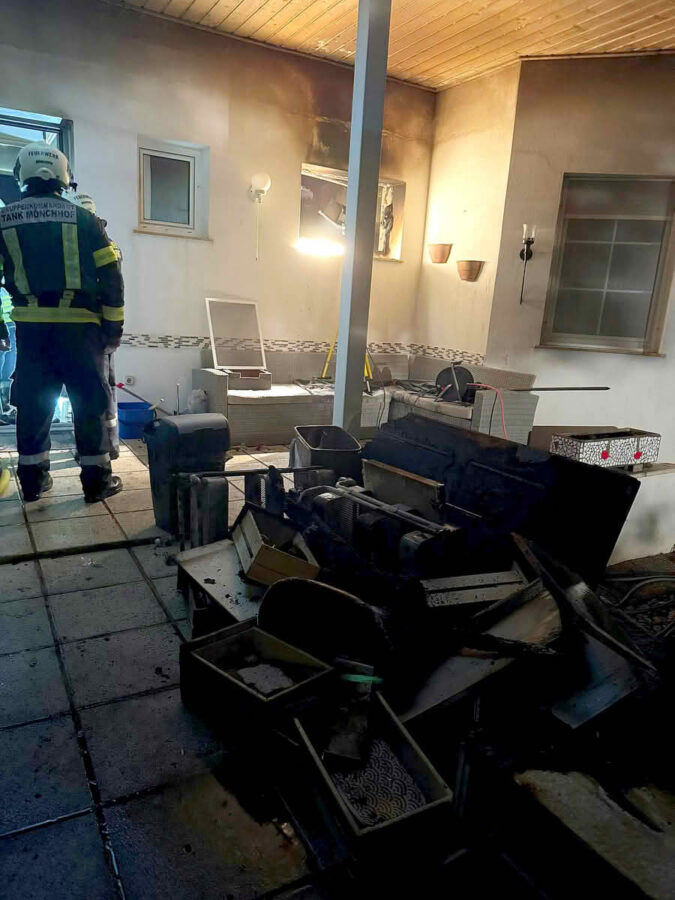 Brandstiftung durch Einbrecher