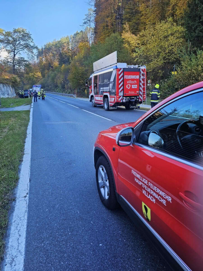 Verkehrsunfall auf der B94