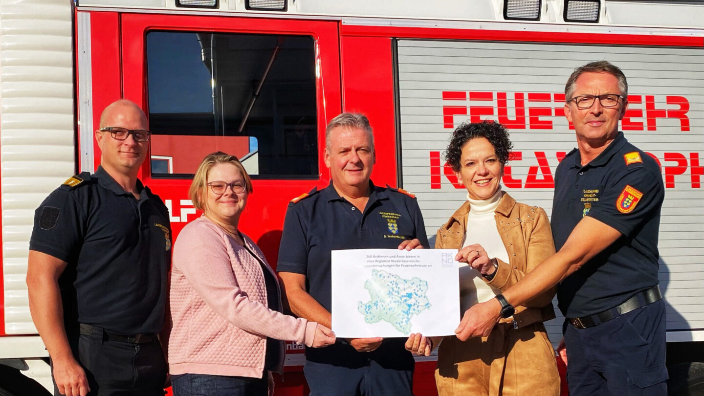 260 Ärztinnen und Ärzte in Niederösterreich übernehmen Feuerwehruntersuchungen