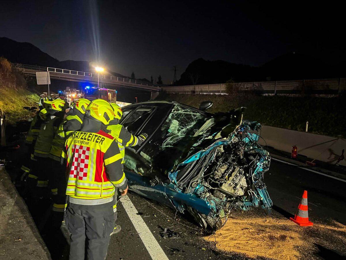 Verkehrsunfall auf der A9
