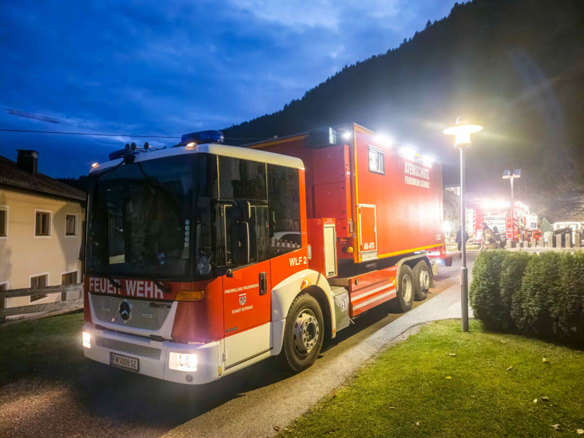 Küchenbrand in Schlitters