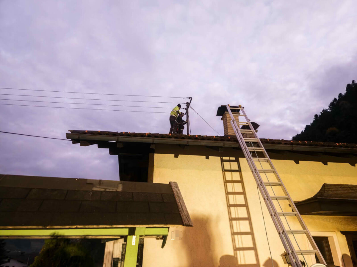 Küchenbrand in Schlitters