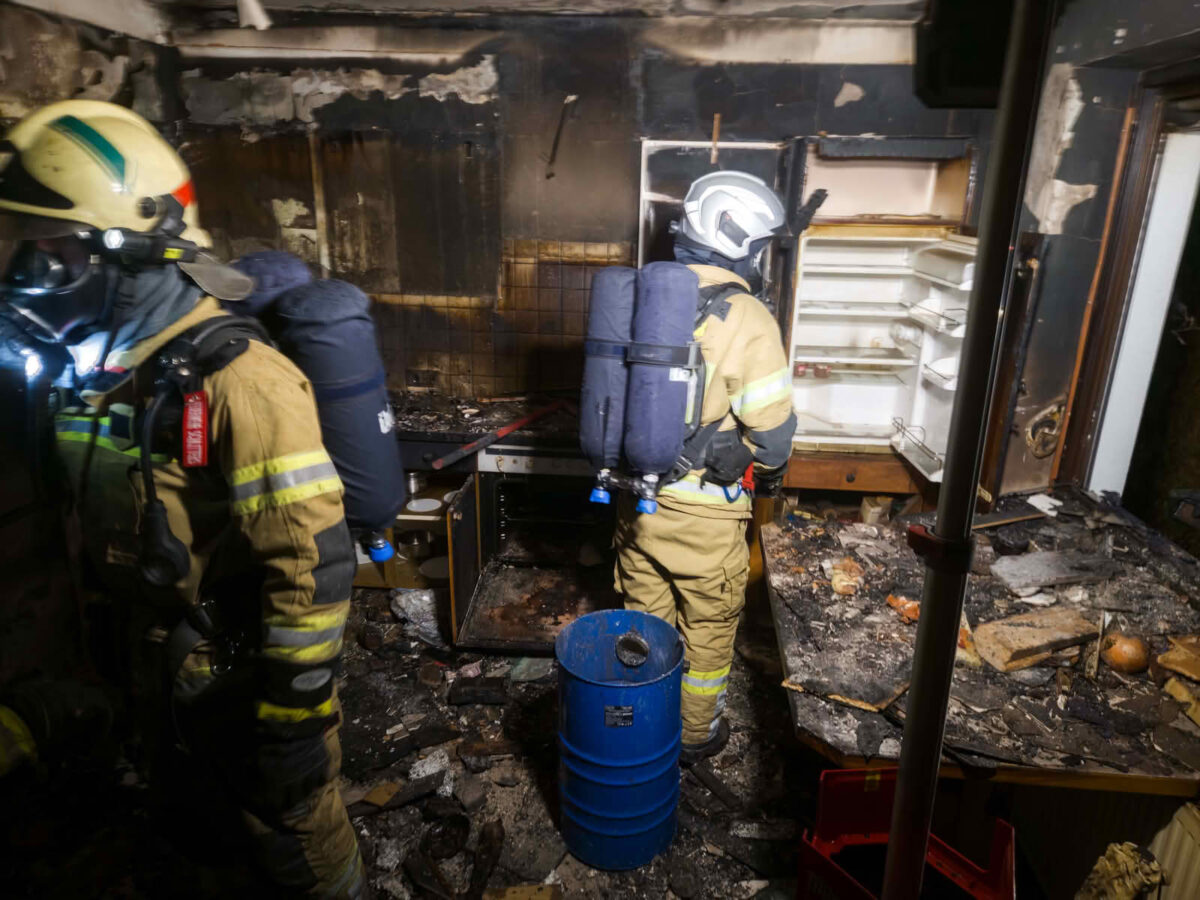Küchenbrand in Schlitters