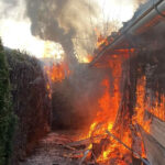 HFW Villach: Brand eines Nebengebäudes im Stadtteil Auen