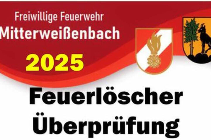 FF Mitterweißenbach: Feuerlöscherüberprüfung
