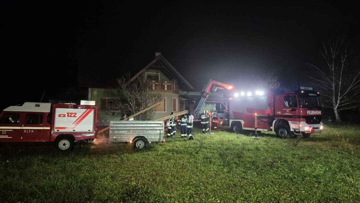 Böllerexplosion in Einfamilienwohnhaus