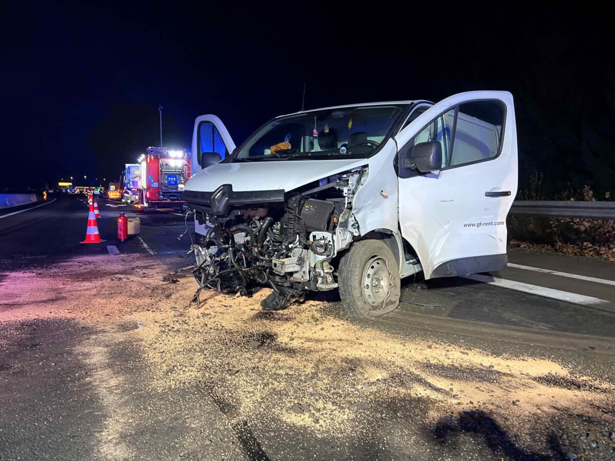 Verkehrsunfall auf der A9