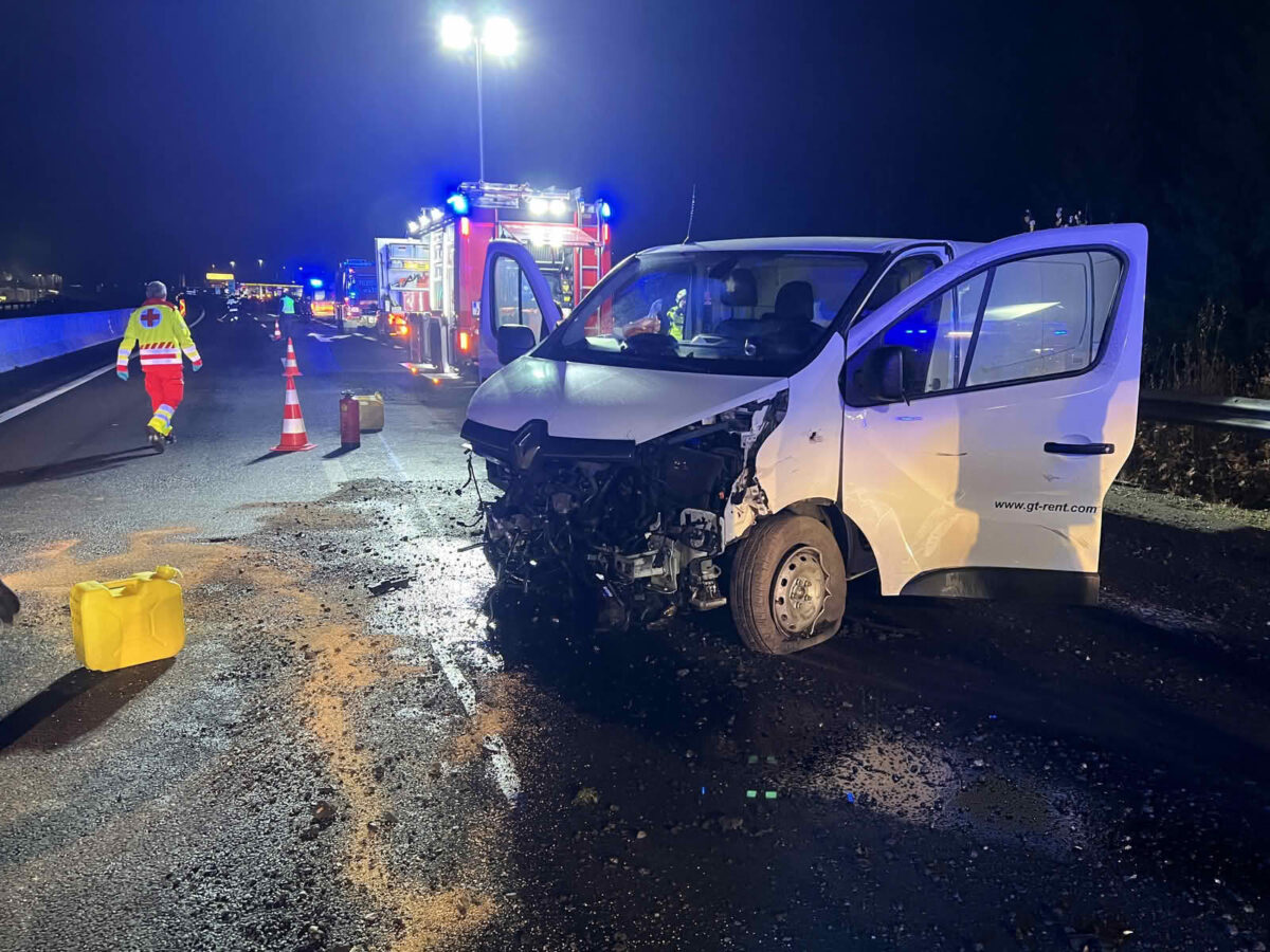 Verkehrsunfall auf der A9