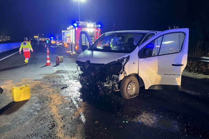 BFV Leoben: Verkehrsunfall mit zwei Pkw auf der A9 bei Kammern