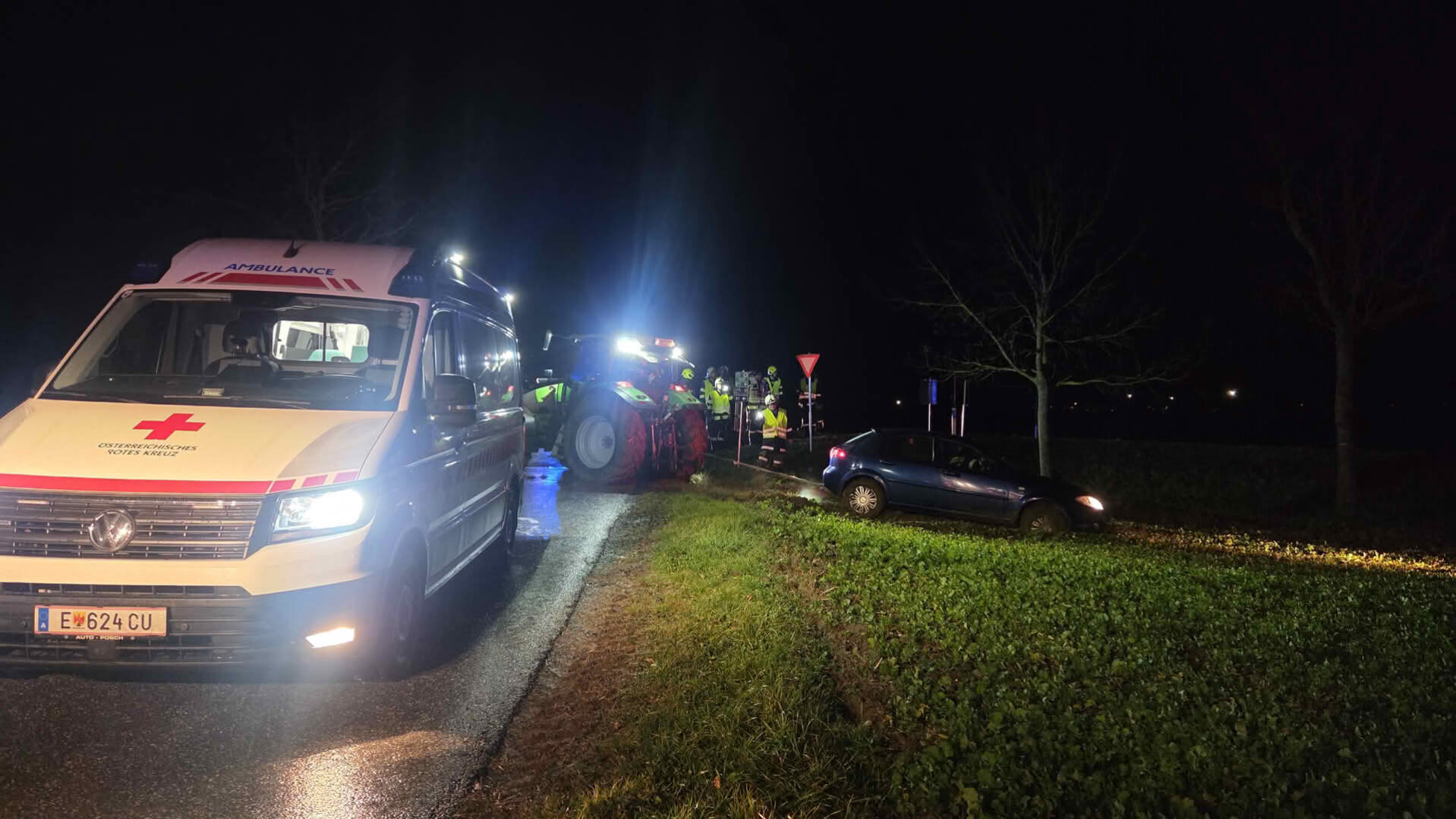 FF Mogersdorf-Ort: Fahrzeugbergung L116 ohne Verletzte