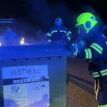 BFKDO Jennersdorf: Mülltonnenbrand in Eltendorf